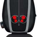 Homedics Shiatsu Massage Cushion with Soothing Heat, Deep-Kneading Massage, Targets Pressure Points All Over Back, Soothing Heat, Relax Overworked Muscles, Release Tension, Reduce Back Pain