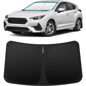INSAUTO Custom Fit Windshield Sun Shade Accessories for Subaru Impreza 2024-2026, Foldable Front Window Sunshade, UV & Heat Reflector, Keeps Interior Cool, Includes Storage Bag