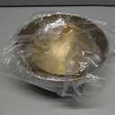 Stainless Steel Salad and Mixing Bowls Set of 2 - Nesting, Snacks, Serving for Cooking, Baking, Prepping - Small & Large 5.9 & 7.9 Inch (Gold)