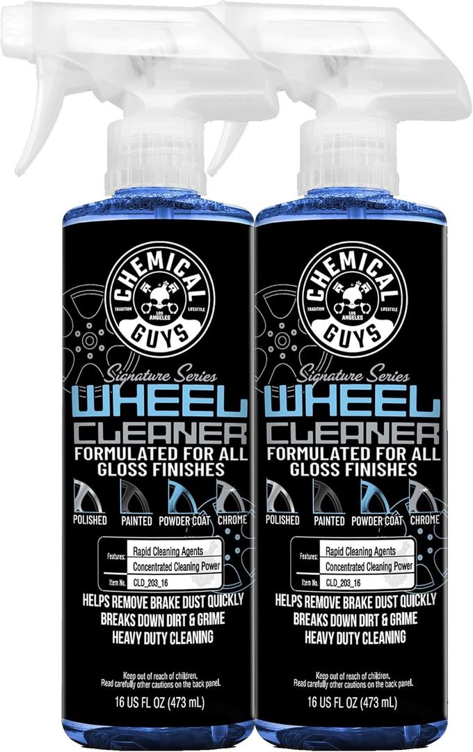 Chemical Guys CLD_203_1602 Signature Series Wheel Cleaner, Formated For All Gloss Finishes, Safe for Cars, Trucks, SUVs, Motorcycles, RVs & More 16 fl oz (2 Pack)