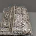 jinchan Hallway Runner Rug 2x8 Vintage Floral Distressed Design - Machine Washable Non-Slip Low-Pile Soft Thin Faux Wool Kitchen Carpet for Farmhouse Bedroom Laundry Room(2x8ft, Apricot Multi)