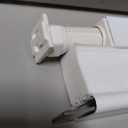 BERISSA Top Down Bottom Up Cordless Cellular Shades, White Blackout