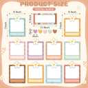 16 Pcs Magnetic Write Wipe Organization Chart Classroom Dry Erase Labels Learning Objectives Board for Whiteboard Goals Targets Classroom Teaching Supplies(Boho)