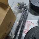 Gold's Gym 40 Pound LB Vinyl Cement Dumbbell Weight Set