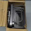 YASONIC Shower Caddy Hanging, Never Rust Shower Organizer Hanging, Aluminum Shower Racks for Inside Shower with Hooks for Razor, Bathroom Organizers and Storage with Soap Holder, Grey