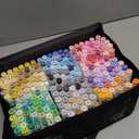 Ohuhu Brush Markers - 216-color Double Tipped Alcohol-based Art Marker Set for Artist Adults Coloring Illustration -Brush & Chisel Dual Tips - Honolulu Series of Ohuhu Markers - Refillable Ink