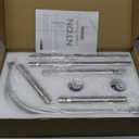 Dual Shower Head for Couples, High Pressure Double Shower Heads for Two People Rod, Two Showerhead System Fit 2 Person, Birthday Gifts for Women Men, Spa-Like (Chrome) Segmented Design