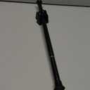 Small Tension Rod 16-38inch Black Tension Curtain Rod No Drilling Spring Rods for Windows Short Tension Rod Adjustable Curtain Rod for Windows,Door,Closet, Kitchen, Black 