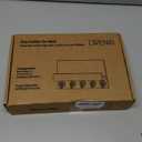 Lwenki Key Holder for Wall, Decorative Key and Mail Holder with Shelf Has Large Key Hooks for Bags, Coats – Paulownia Wood Key Hanger with Mounting Hardware (9.8”W x 6.7”H x 4.2”D) (Brown)