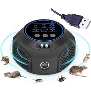 Home Deflector Home Ultrasonic Mouse Repeller USB Rat Repellent Mouse Repellent Mouse Repellent Mouse Repellent 4-Sided Ultrasonic Mouse Repellent Indoor Repellent