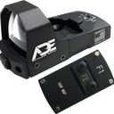 Ade Advanced Optics Mini RD3-006x Green Dot Reflex Sight + Optic Mounting Plate for SW Smith Wesson MP/MP 2.0 Shield SD9VE, SD40VE Pistol and Also a Standard Picatinny Mount  Compact Reflex Optic