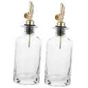 CIYODO Automatic Oil Bottle for Kitchen Sauce Dispenser Glass Syrup Pump Oil Control Nozzle