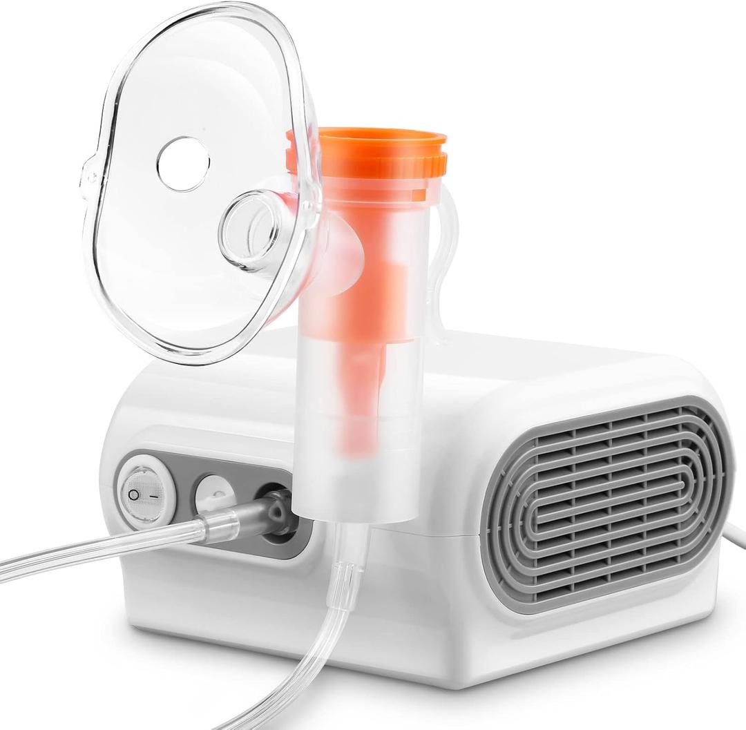 UNOSEKS Nebulizer with 1 Set of Kits for Breathing Problems, Creating Fine Cool Mist
