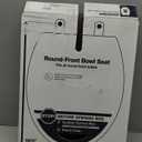KOHLER 20111-0 Brevia, Slow Close Toilet Seat, Round Toilet Seat, Grip-Tight Bumpers Quick-Attach Hardware, White