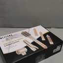 MESCOMB 6-in-1 Hot Air Styler  Hair Dryer & Air Styler with Straightener, Auto Curler, Volumizing Brushes, Frizz-Free Hair Styler for Straighting, Curling, Smoothing & Adding Volume, Not Damage (Champagne Coffee)