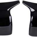 Gloss Black Side Wing Mirror Cover Caps Compatible with 2017-2022 BMW G30 G31 G20 G11 G12 M Style