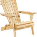 W Home NE2136NCHAIR Adirondack Chair, Wood