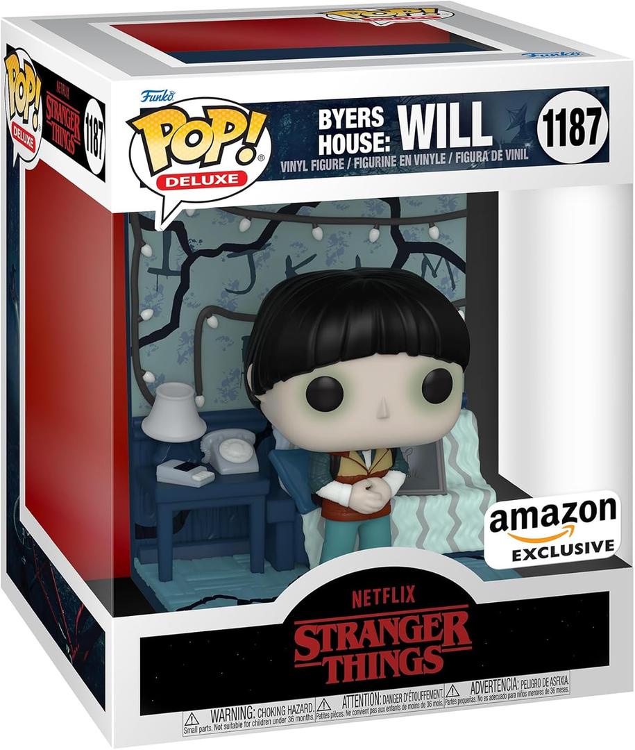Funko Pop Deluxe: Stranger Things Build A Scene - Will Byers Figure 3 of 4 - Collectable Vinyl Figure - Gift Idea - Official Merchandise - Toys for Kids & Adults - Fantasy Fans