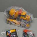 11inches Large Take Apart Cement Mixer Trucks Construction Toys for Boys Girls Kids 3-5 6-8 Year Old Electric Drill Set Assembly Building Toys