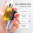 2 x Gel Polish Remover, Gel Remover 0.5 Fl Oz,Cuticle Oil 0.33 Fl Oz