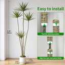 Crasraye 5.2ft Dracaena Marginata Artificial Plant, 4-Head Faux Dragon Tree