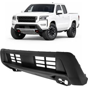 ALMULOO Front Bumper Skid Plate Compatible with 2022-2024 Nissan Frontier Lower Bumper Cover Fascia Direct Replace 620269BU0A, NI1015103 Black