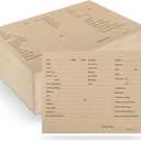 gisgfim 150Pcs Printed Vehicle Deal Envelopes Vehicle Dealer Jackets Brown Envelope 9x12In Yellow Deal Jacket Car Record Envelopes File Jacket for Car Subscribe Order Dealership Operations Accessory