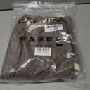 EXLURA Womens Summer 2 Piece Outfits Color Block Short Sleeve Tops Tracksuit Wide Leg Pants Matching Set Lounge Sets 2025 (Brown)