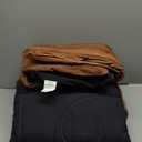 Feelyou Abstract Ombre Comforter Set Kids Teens Brown Black Bedding Set Room Decor 3Pcs Queen Size,Reversible Black Boys (Multi 46)