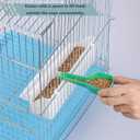 IBWell 4 Pack Bird Feeder for Cage Bird Food Bowl Parakeet Feeder Bird Water Parrot Feeder