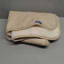 Bedsure Cat Blanket for Indoor Cats - Waterproof Calming Cat Blankets for Couch Protection, Sherpa Fleece Pet Blanket, Soft Plush Reversible Throw Furniture Protector, 40"x30", Cream