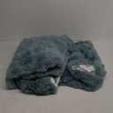 Lotus Karen Faux Fur Throw Blanket Sky Blue - Big Bubble Rabbit Fluff Blanket for Couch Bed Sofa,Softest Fluffy Fuzzy Cozy Blanket,Thick Furry Plush Shaggy Warm Blankets for Women,60x80 Inches