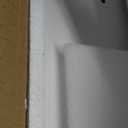 QEEIG Bathroom Floating Shelves for Wall - 15.7" Wall Mounted Shelf Over Toilet Farmhouse Home Decor Display Bookshelf Small 15.7 x 6.7 inch Set of 2, White (008-40W)