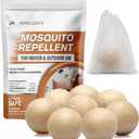 Mosquito Repellent Outdoor Patio, Mosquito Repellents Indoors, Natural Mosquito Repellent Balls, Mosquitoes Repellant for Yard/Camping, Mosquito Deterrent,120 ft and 60-90 Days-8P