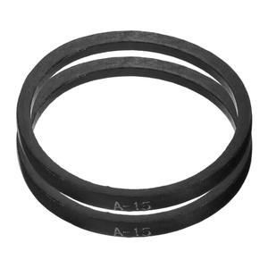 uxcell 2pcs A15 or 4L170 Classic Wrapped Rubber V-Belt, 15"(382mm) Inside Circumference, A Profile V Belt