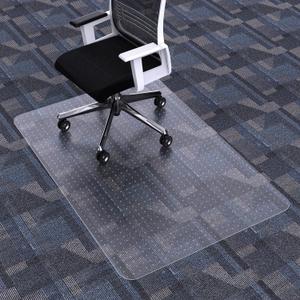 FuturHydro Office Chair Mat for Carpet, 30" x 48" Clear Floor Protector, Transparent Under Desk Mats for Office, Home and Gaming Floors (Rectangle)