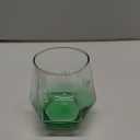 ColoVie Stemless Wine Glasses Set of 6, Cocktail Glasses, Diamond Shaped Wine Glasses for White or Red Wine, Unique Colorful Drinking Glasses,10 oz Easy Hold, Cute, Dishwasher Safe