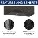 Notrax 118 Arrow Trax® Entrance Mat, for Home or Office, 3' X 4' Charcoal