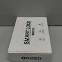 Fingerprint Door Lock with Smart APP,Fingerprint Door Knob,Biometric Door Knob Keyless Entry Door Lock with Tuya for Home/Bedroom/Office/Apartment/Airbnb Siver (Silver)