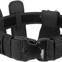 ZGJINLONG police Utility Duty Belt Rig police Molded Pouches Kit Tactical Security Guard Belt Modular Law Enforcement Military Equipment Belt 4 pack Belt Keeper