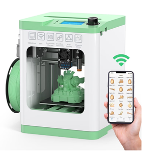 Upgraded Tina2S 3D Printer, HEPHI3D 3D Printers WiFi Cloud Printing Auto Bed Leveling, Fully Assembled Mini 3D Printers for Beginners, Silent Print, Fully Open Source DIY 3D Printer for Home, School