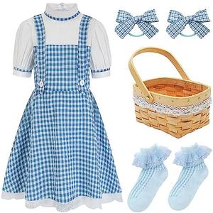 HMPRT Halloween Costume for Girls, Kids Book Storybook Character Costumes Dress Outfits Accessories 10