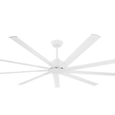WINGBO Industrial Ceiling Fan No Light 96", 9 Aluminum Blades, 6 Speed Remote Control, Reversible DC Motor, for Home and Commercial Use, Living Room/Shop/Warehouse White