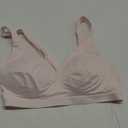 Vertvie Scalloped Plus Size Bra, (Nude,S)