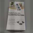 32 Pcs Chair Leg Protectors for Hardwood Floors, Silicone Felt Furniture Leg Cover Pad for Protecting Floors from Scratches and Noise, Smooth Moving, Small(Fit Round Diameter5/16" to 1-5/16")