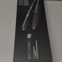 Bio Ionic 10X Styling Iron, Hair Straightener with 1" Sonic Vibrating Plates, Flat Iron with Ion Generating Mineral Complex, Versatile Syler for Wavy & Straight Hairstyles, 2025 Newer Version (Black)