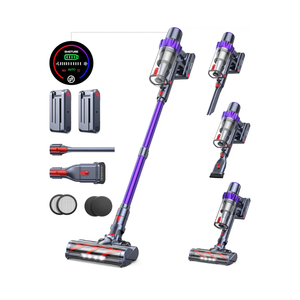 Cordless Vacuum Cleaner, 2 Batteries 110 Mins Runtime Vacuum Cleaners for Home, 45KPA 550W Stick Vacuum with Brushless Motor, Automatically Adjust Suction, Handheld Vacuum for Pet Hair/Carpet/Floor Cordless Vacuum Cleaner, 2 Batteries 110 Mins Runtime Vacuum Cleaners for Home, 45KPA 550W Stick Vacuum with Brushless Motor, Automatically Adjust Suction, Handheld Vacuum for Pet Hair/Carpet/Floor