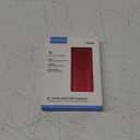 Red M.2 NVMe SATA SSD Enclosure Adapter Tool-Free, 10Gbps USB 3.2 Gen 2 USB C External, M.2 NVMe SATA to USB Reader, Support UASP Trim for M and B+M Keys and Size 2230/2242 /2260/2280 SSDs(up to 8TB)