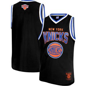 Ultra Game Youth NBA Official Standard Tank Top Mesh Sleeveless Muscle T-Shirt (8, Black)