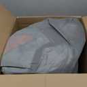 Caromop 10-Layer Waterproof Car Cover All Weather Protection (Snow, Rain, Sun) with Secure Fit Straps and Easy On/Off Zipper, Size S6 